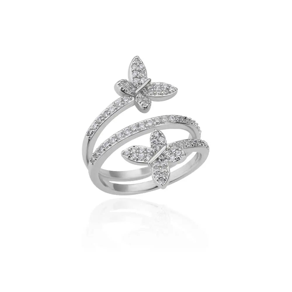 Zircon Double Butterfly Rings, Jewelry Arrivals