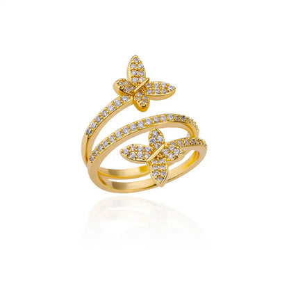 Zircon Double Butterfly Rings, Jewelry Arrivals